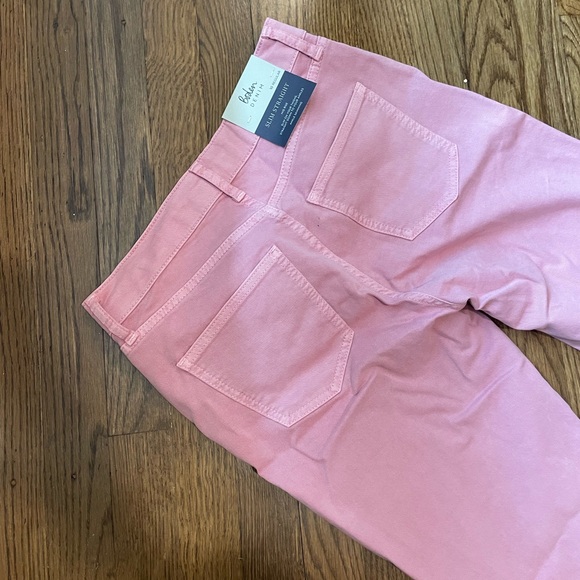 NWT Biden Denim Slim Straight 10 Regular posey pink - Picture 4 of 6